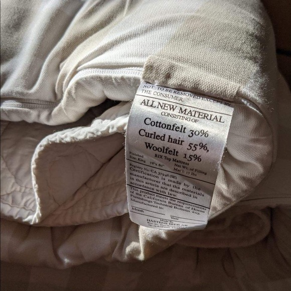 Hastens Superia ll split mattress with BJX topper - Picture 6 of 9